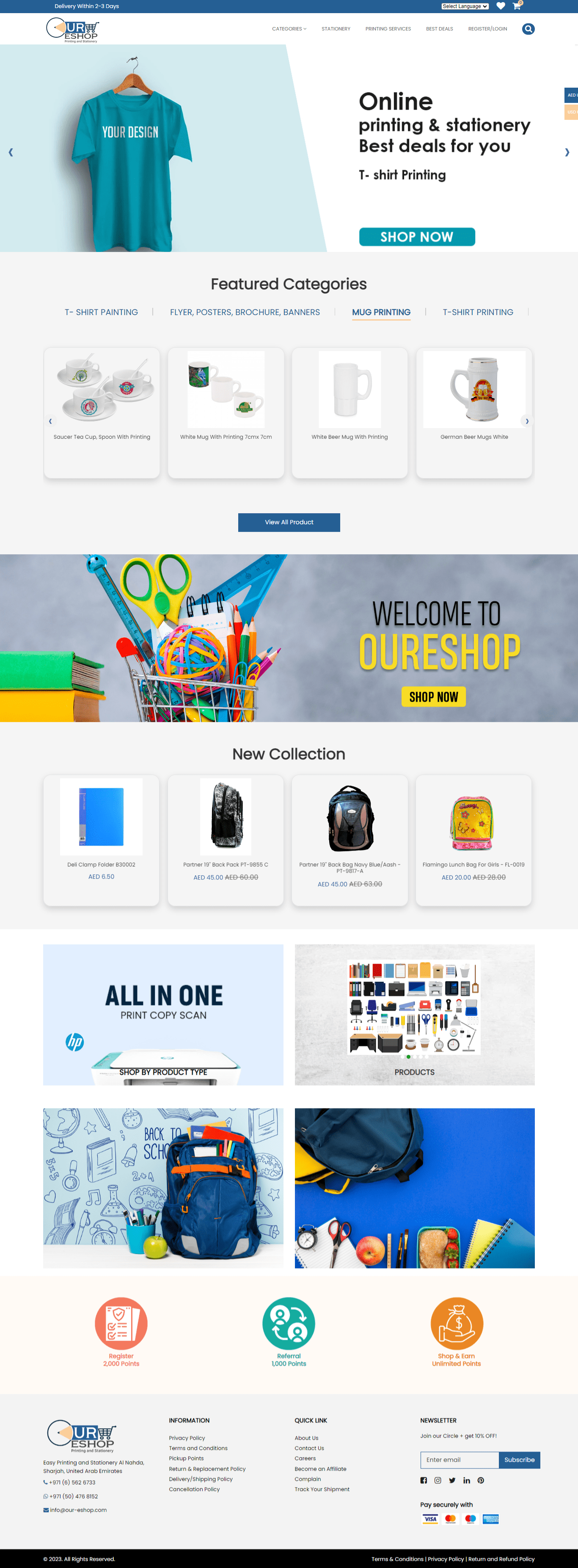 OUR ESHOP